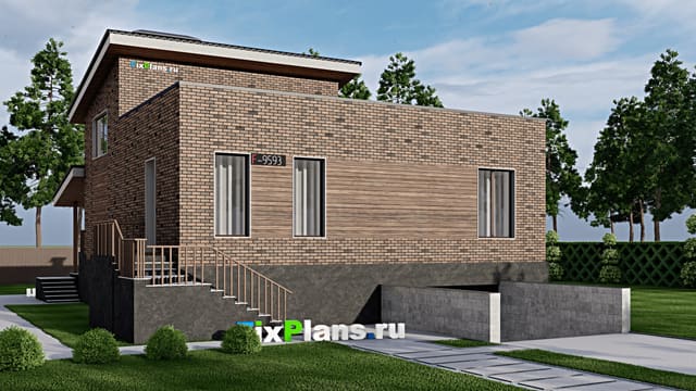 Одноэтажный дом F-9593