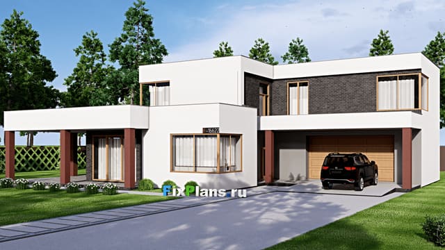 Двухэтажный дом F-16622